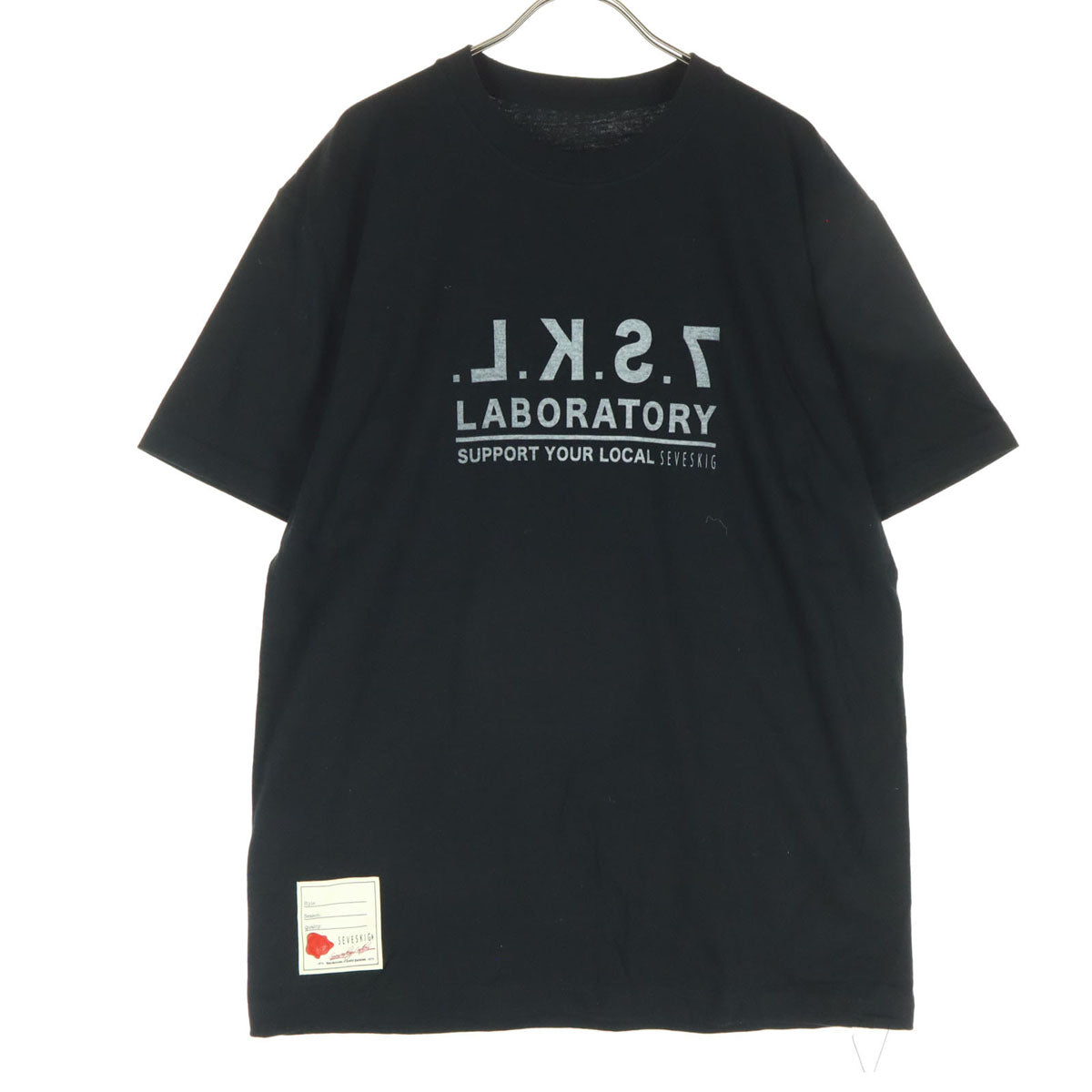 未使用 SEVESKIG セヴシグ 日本製 半袖 Tシャツ M ブラック メンズ