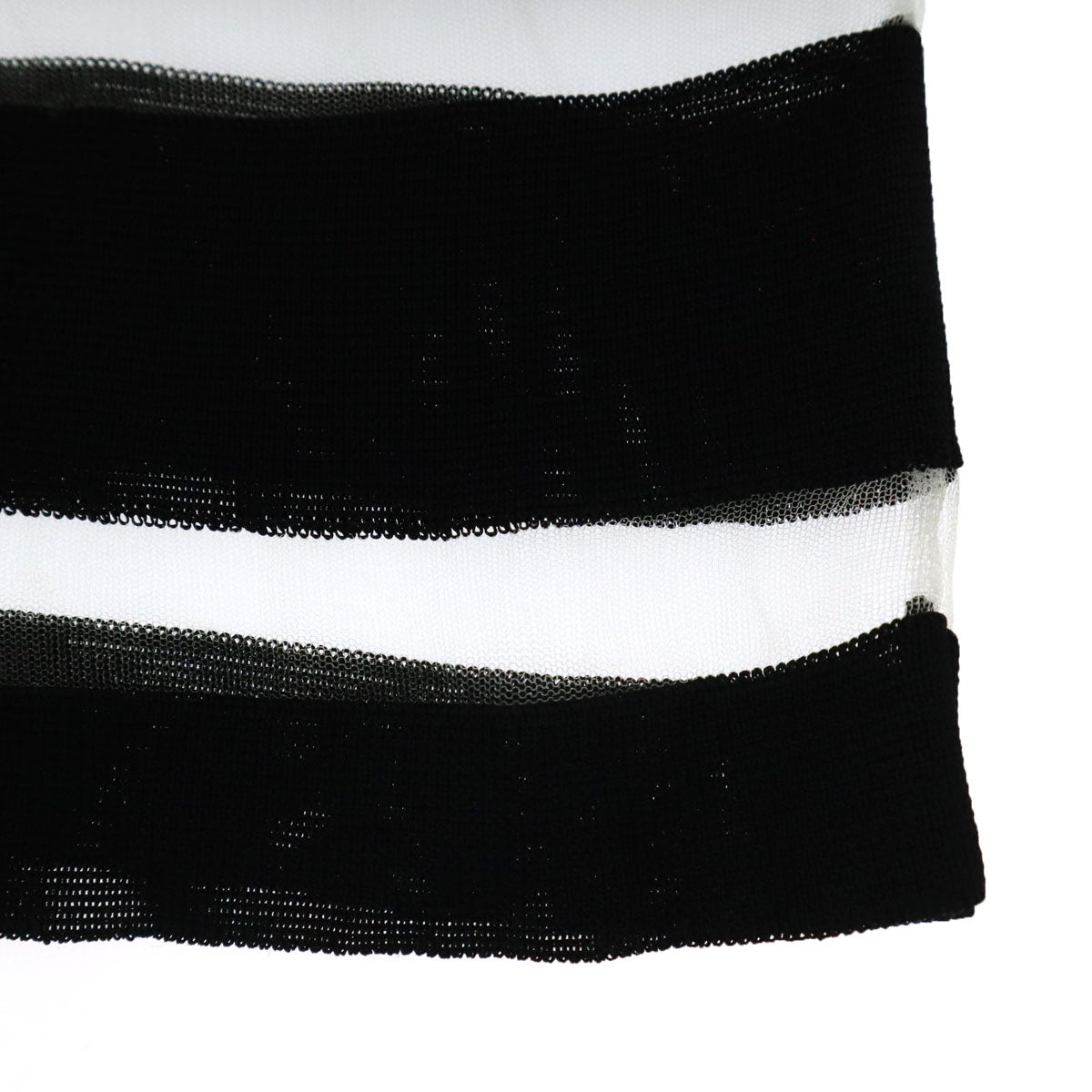 Alexander Wang アレキサンダーワン エイチアンドエム H&M コラボ 半袖 シースルー ニット クルーネック 膝丈ワンピース S ブラック レディース