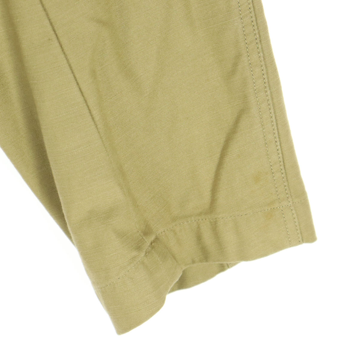 Camoshita UNITED ARROWS カモシタユナイテッドアローズ 日本製 長袖 ボタンレス ショップコート 48 ベージュ系 ベルト付属 メンズ
