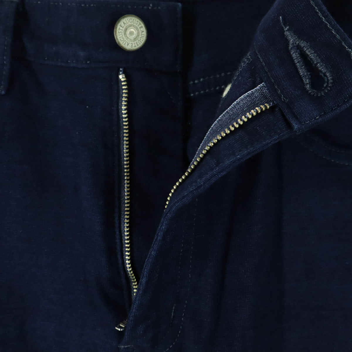 AUGUSTE オーギュスト ロングパンツ 31L ネイビー メンズ