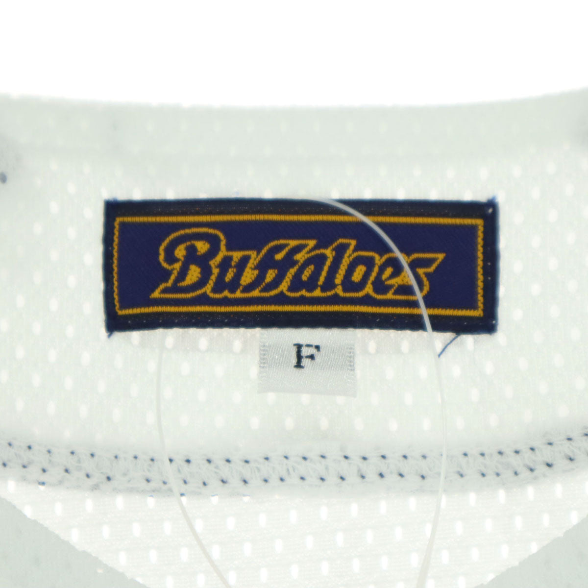 未使用 Buffaloes バファローズ オリックス 清原和博 刺繍 半袖 ユニフォーム F ホワイト 5 メンズ
