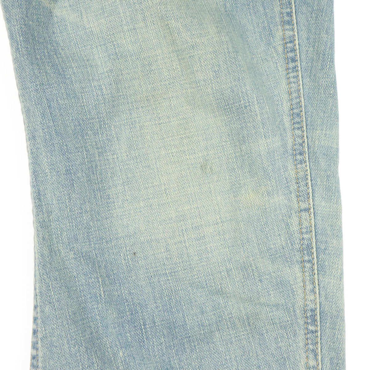 Wrangler ラングラー AKM コラボ ダメージ加工 デニムパンツ M ライトブルー バンディレッグデニム バナナブーツカット メンズ