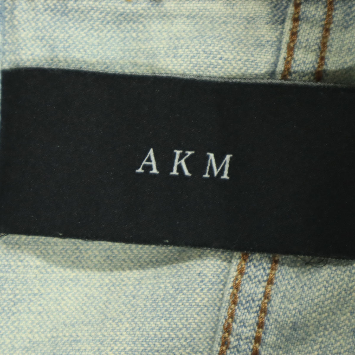 Wrangler ラングラー AKM コラボ ダメージ加工 デニムパンツ M ライトブルー バンディレッグデニム バナナブーツカット メンズ