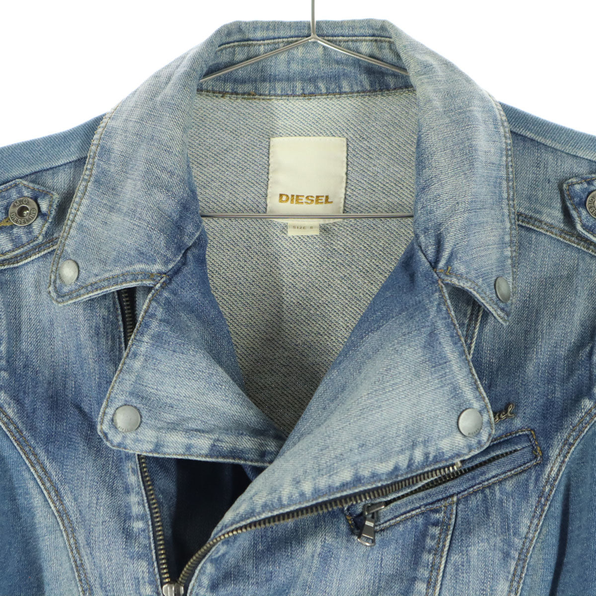 DIESEL ディーゼル 長袖 デニムジャケット S ブルー メンズ