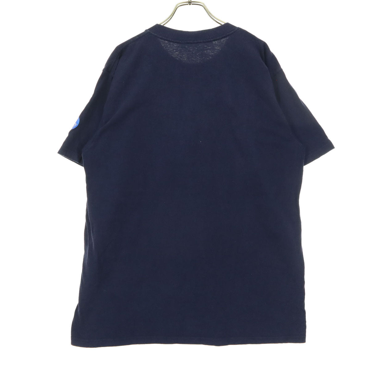 CRONIES 90s オールド USA製 ドゥボーイ プリント柄 半袖 Tシャツ L ネイビー メンズ