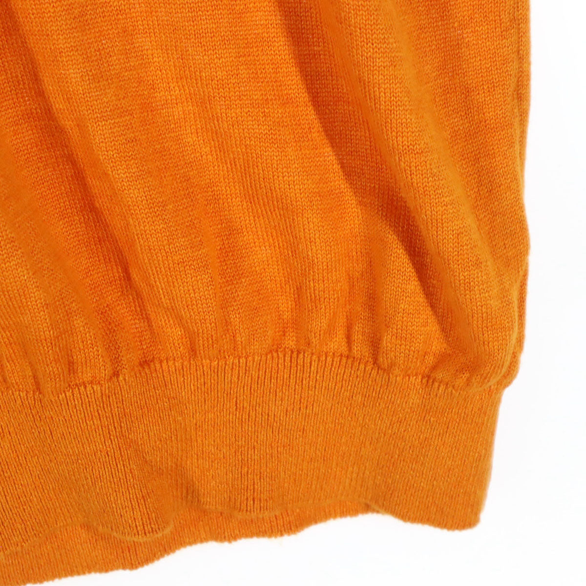 Maker's Shirt KAMAKURA メーカーズシャツカマクラ MOON castleコラボ 半袖 サマー ニット 50 オレンジ ムーンキャッスル メンズ