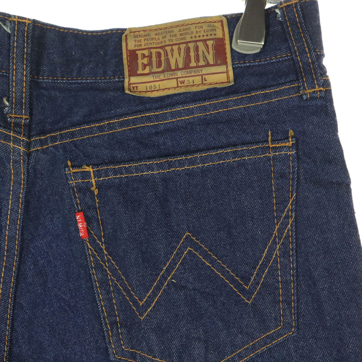 EDWIN エドウィン 70s 80s ジャパンヴィンテージ デニムパンツ w34 インディゴ系 メンズ