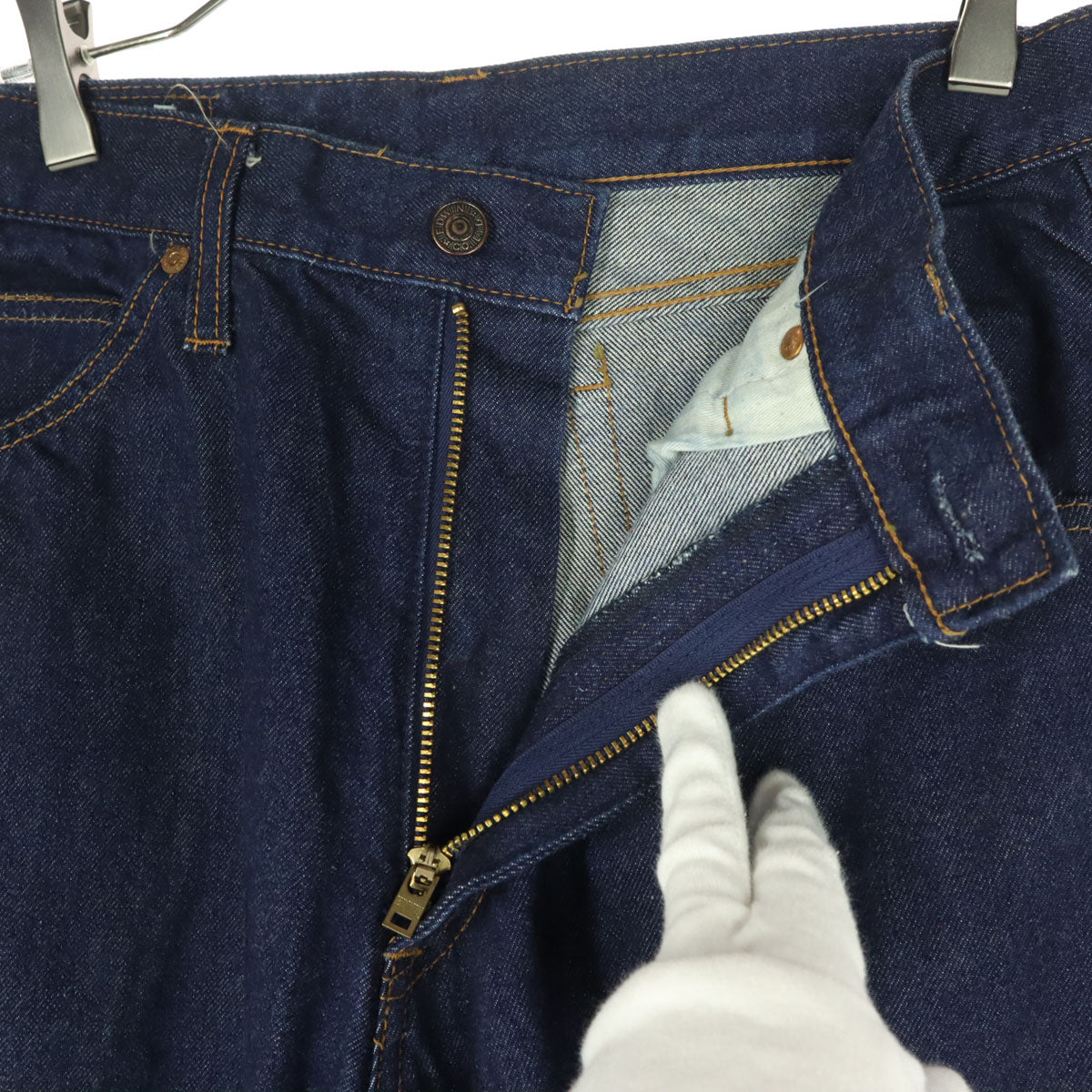 EDWIN エドウィン 70s 80s ジャパンヴィンテージ デニムパンツ w34 インディゴ系 メンズ