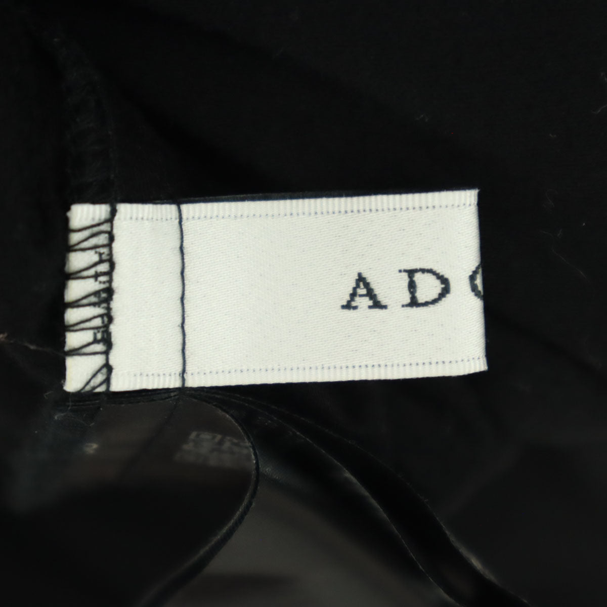 ADORE アドーア 日本製 半袖 ロングワンピース 38 ブラック レディース