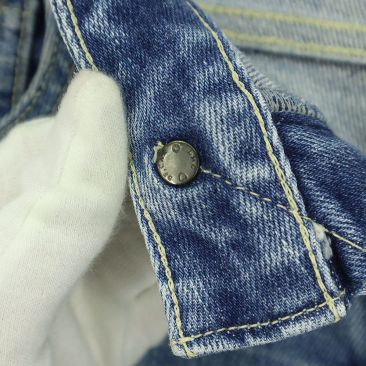 LEVI'S MADE & CRAFTED リーバイス メイドアンドクラフテッド 721 日本製 ハイライズ スキニーデニムパンツ w26 ブルー系 レディース