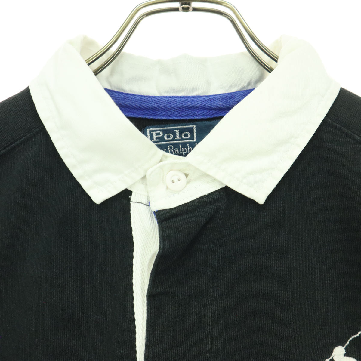 Polo by Ralph Lauren ポロバイラルフローレン ワンポイントロゴ 半袖 ポロシャツ L ブラック メンズ