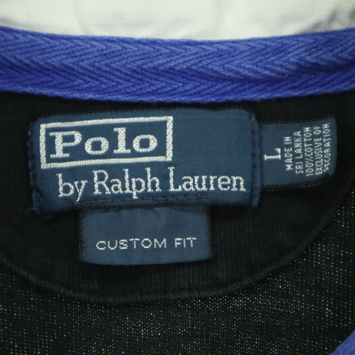 Polo by Ralph Lauren ポロバイラルフローレン ワンポイントロゴ 半袖 ポロシャツ L ブラック メンズ