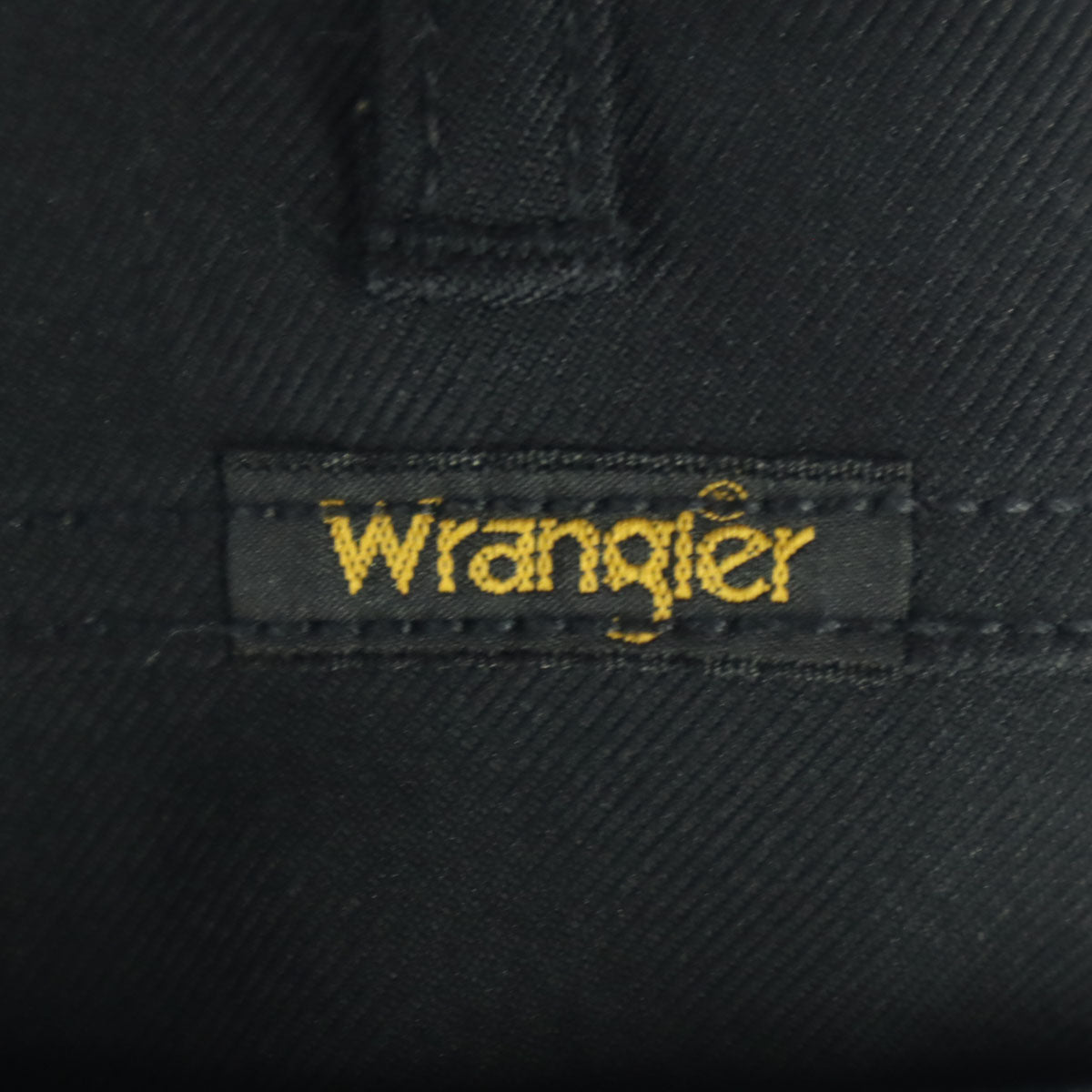 Wrangler ラングラー センタープレス ランチャー スラックスパンツ S ブラック メンズ