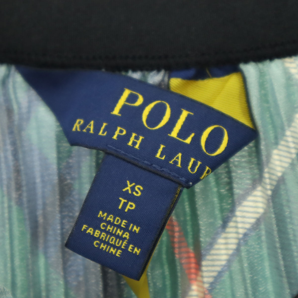 POLO RALPH LAUREN ポロラルフローレン チェック柄 ロング丈 プリーツスカート XS グリーン系 レディース