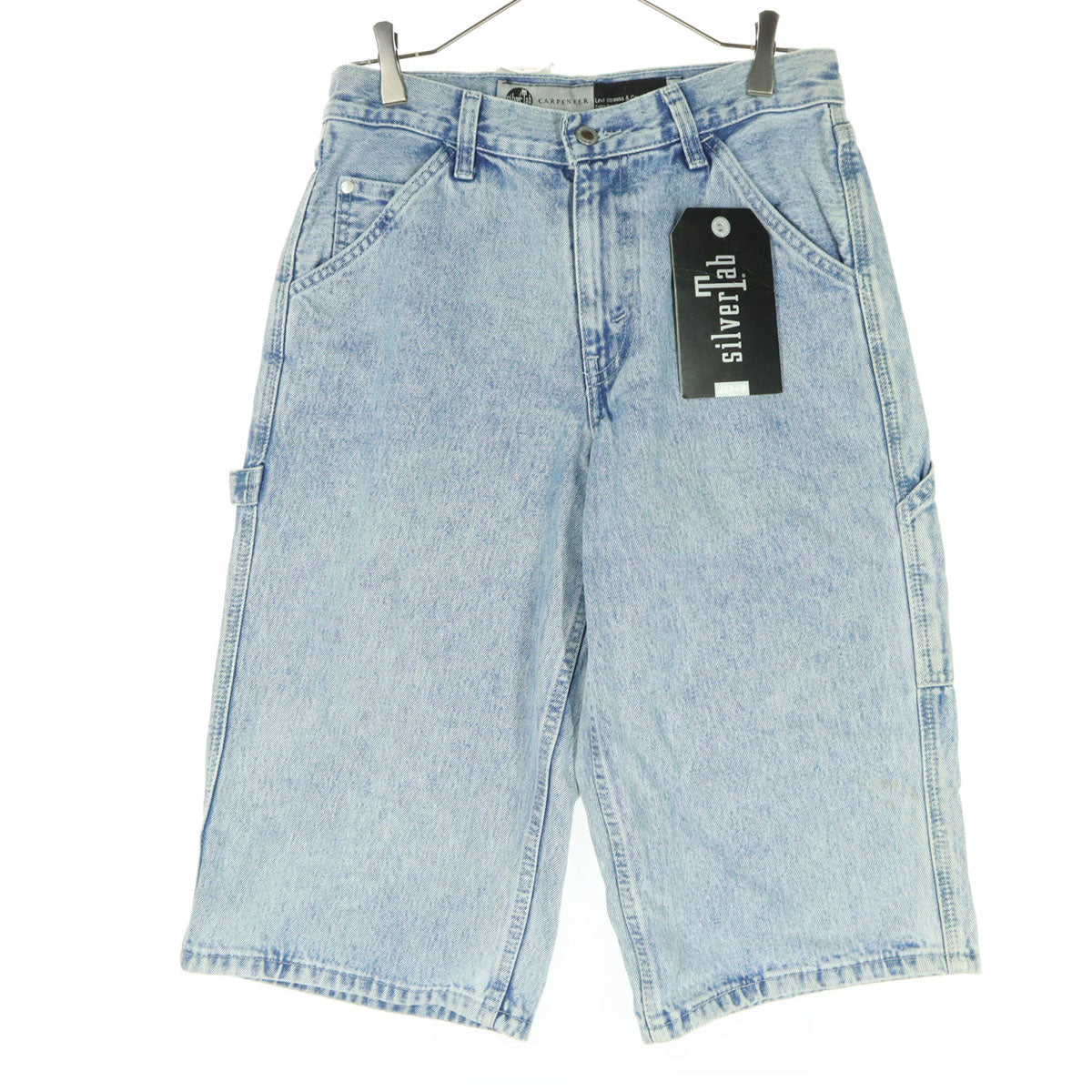 Levi's リーバイス シルバータブ バギーショーツ ハーフパンツ S ブルー系 カーペンターショーツ メンズ
