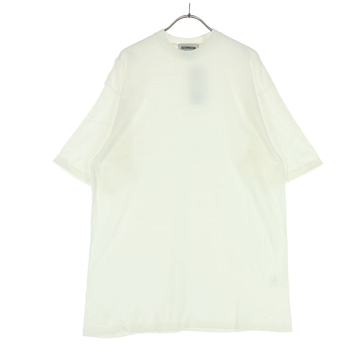 未使用 BOWWOW バウワウ 日本製 半袖 Tシャツ L ホワイト メンズ