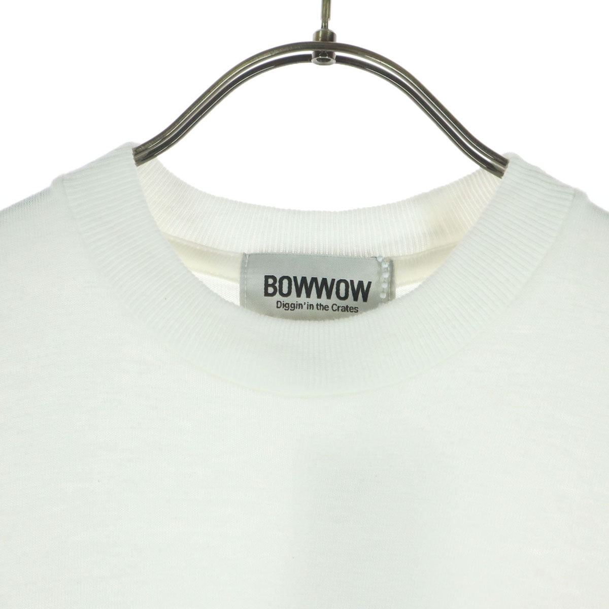 未使用 BOWWOW バウワウ 日本製 半袖 Tシャツ L ホワイト メンズ