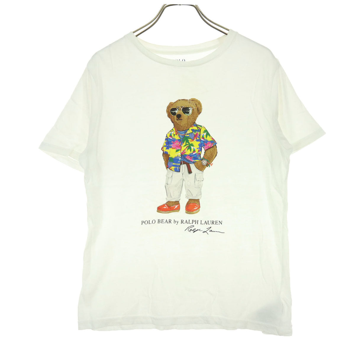 POLO RALPH LAUREN ポロラルフローレン プリント柄 半袖 Tシャツ 150 アイボリー キッズ