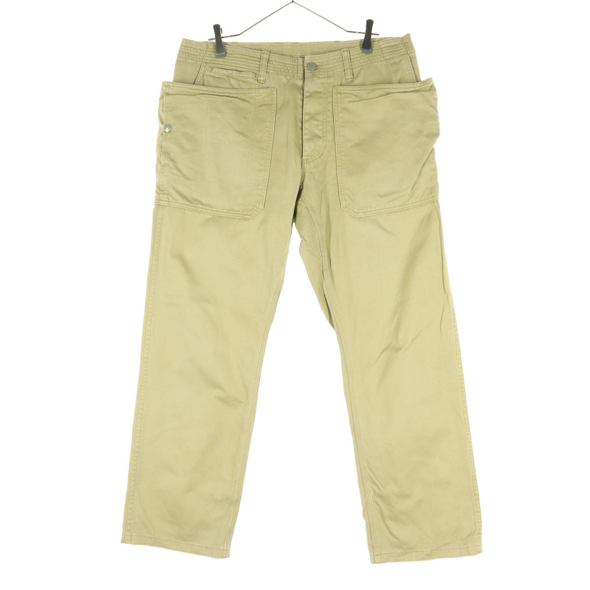 SASAFRAS ササフラス 日本製 チノパンツ XL ベージュ メンズ