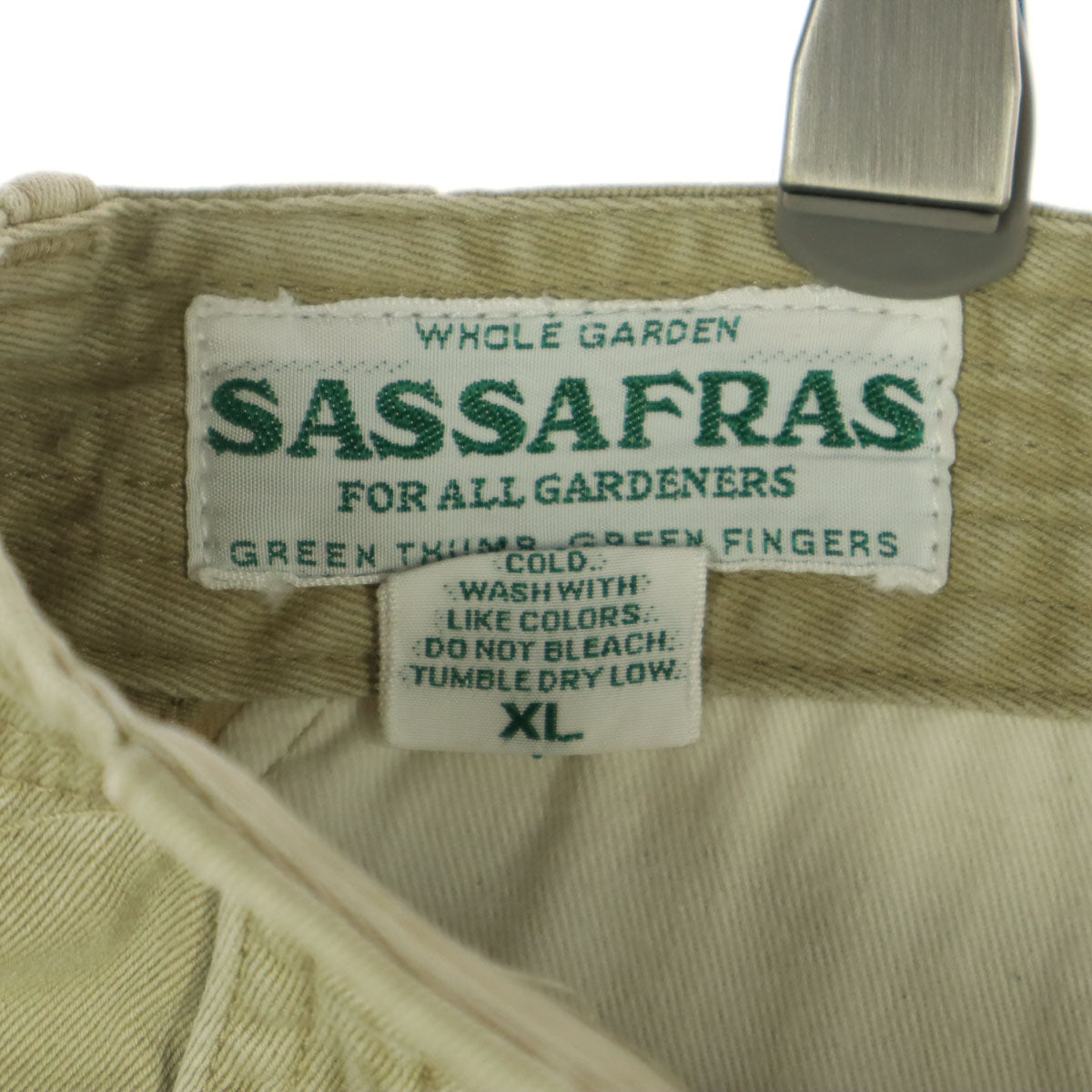 SASAFRAS ササフラス 日本製 チノパンツ XL ベージュ メンズ