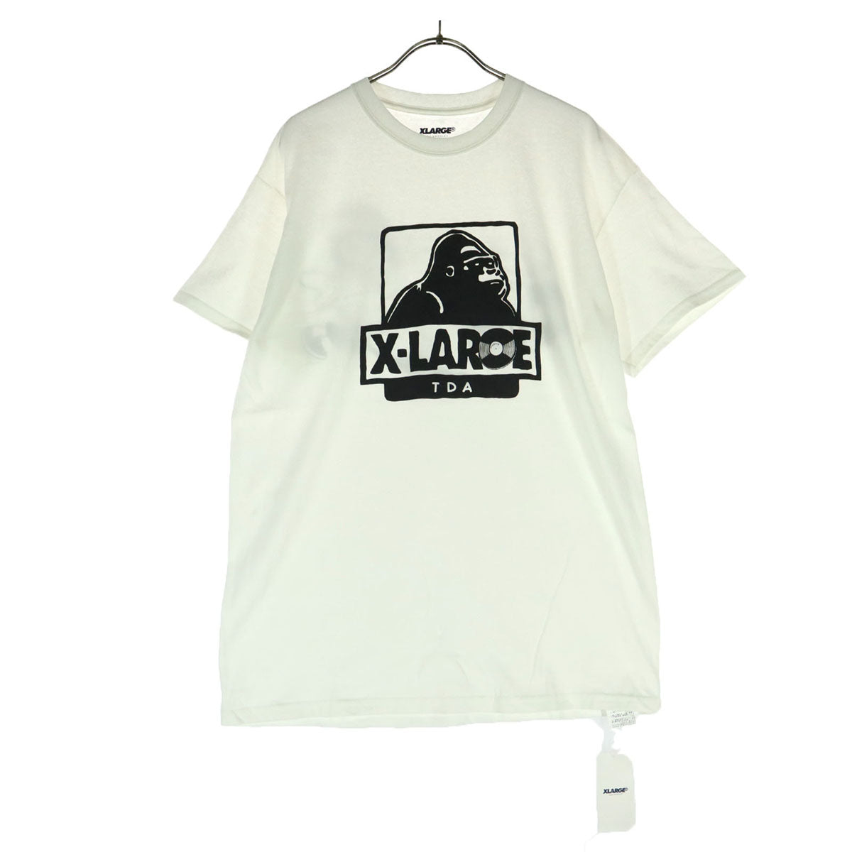 XLARGE エクストララージ コットン プリント 半袖 Tシャツ M オフホワイト系 メンズ