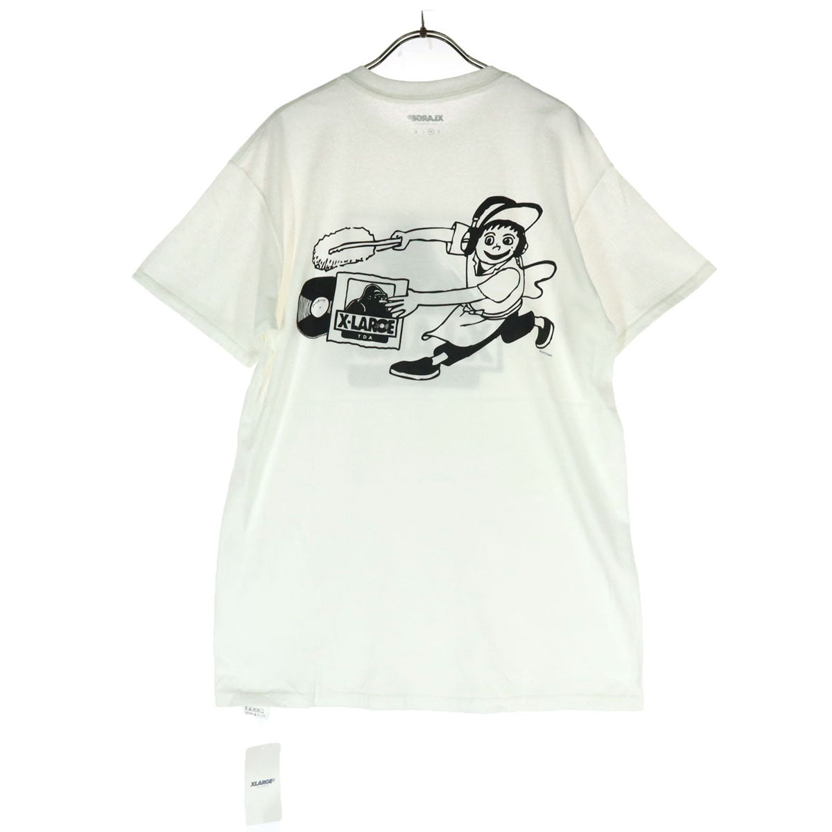 XLARGE エクストララージ コットン プリント 半袖 Tシャツ M オフホワイト系 メンズ
