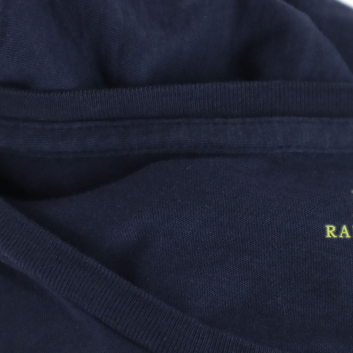 POLO RALPH LAUREN ポロラルフローレン フロントプリント クマ 半袖 Tシャツ M ネイビー メンズ
