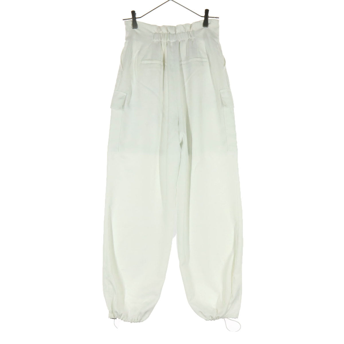 美品 Lily Brown リリーブラウン 23ss サテン カーゴパンツ 1 ホワイト LWFP231223 レディース