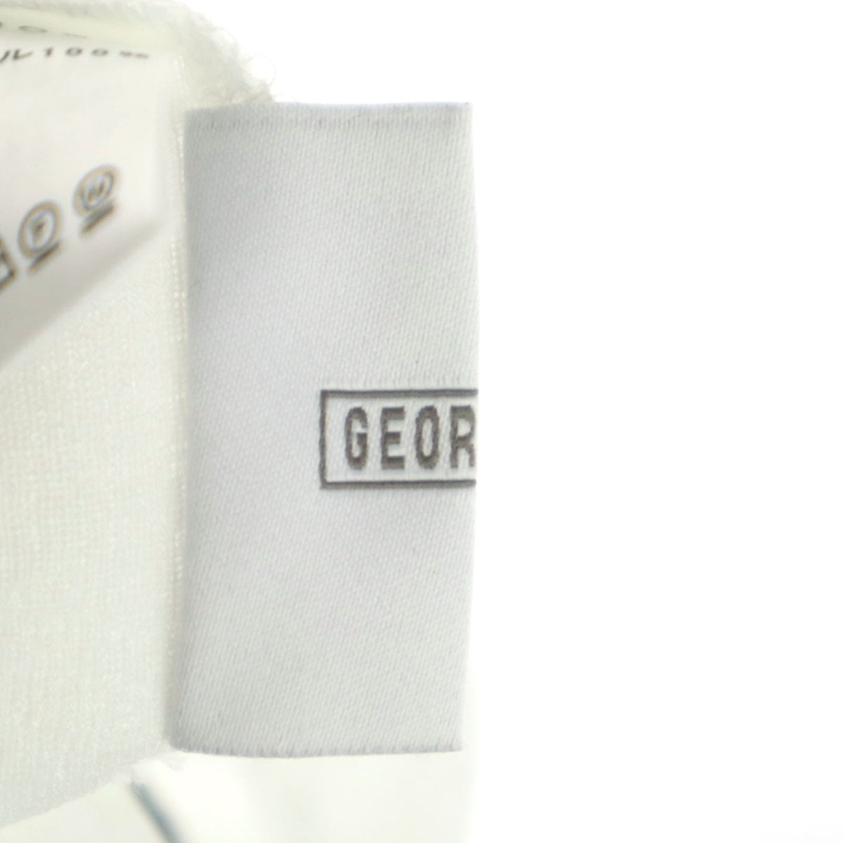GEORGES ジョージズ 半袖 オフショルダー シアー Tシャツ F ホワイト レディース