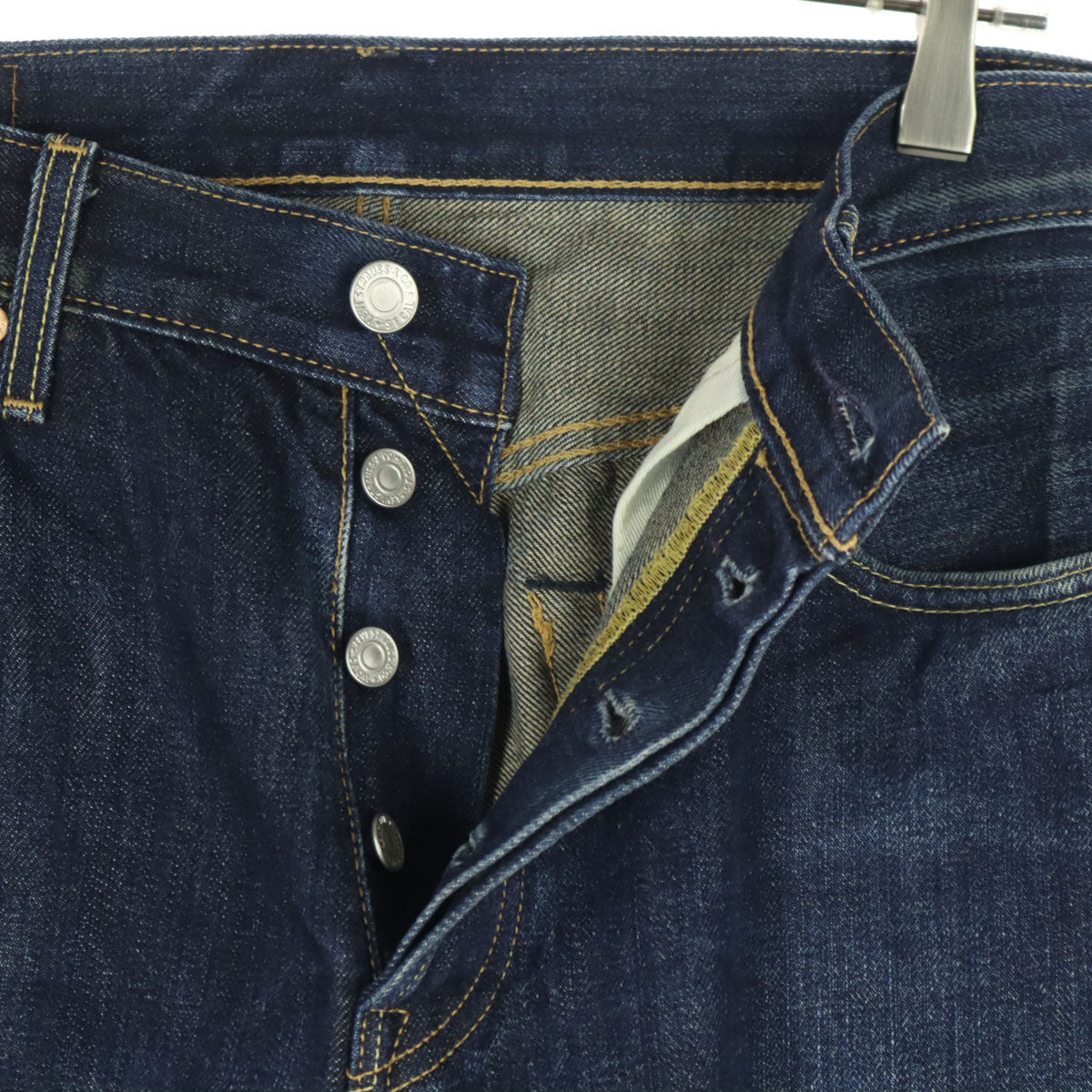 LEVI'S PREMIUM リーバイスプレミアム ストレートデニムパンツ L ブルー系 メンズ