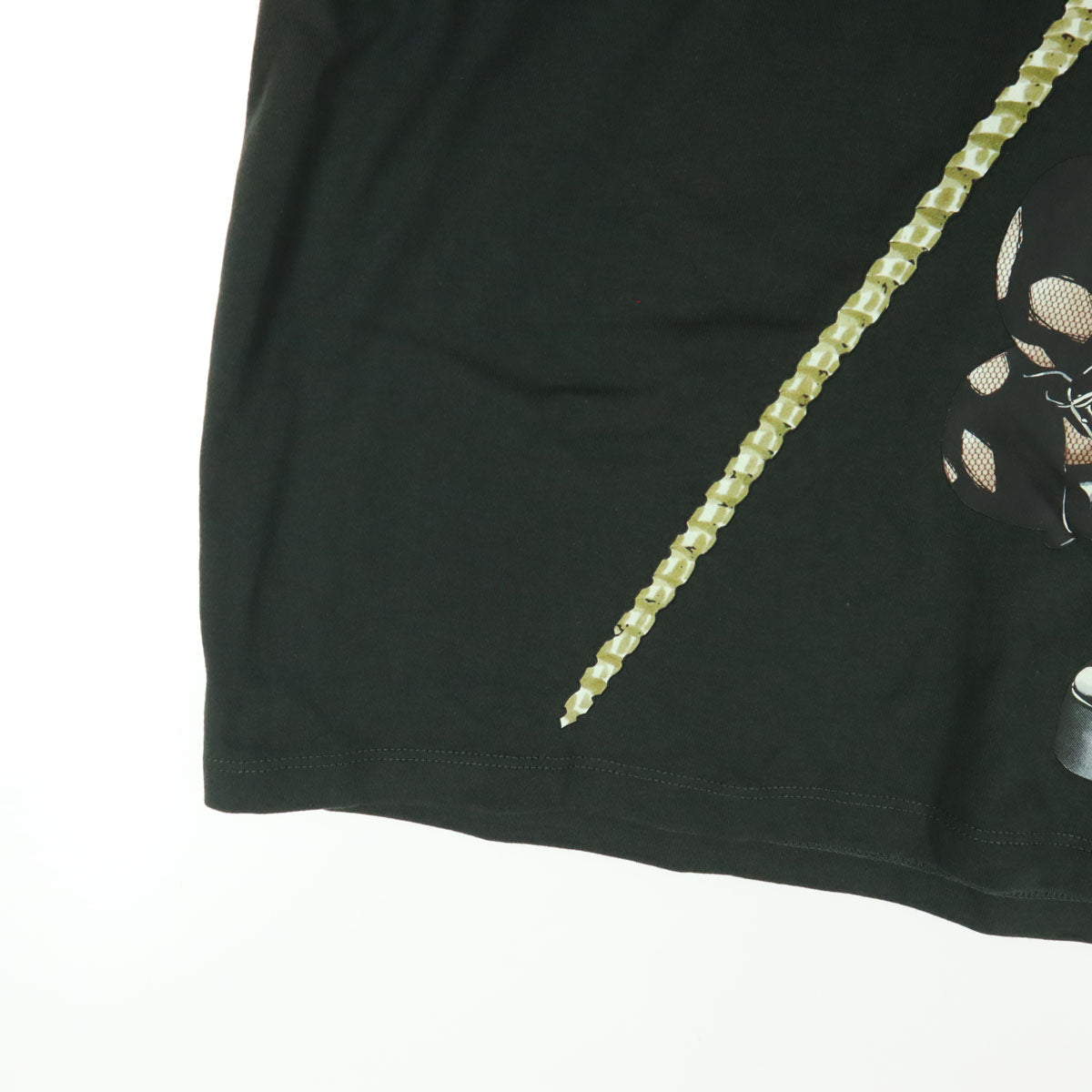 graniph グラニフ コットン デスノート DEATH NOTE コラボ キャラクタープリント 半袖 Tシャツ SS グリーン メンズ