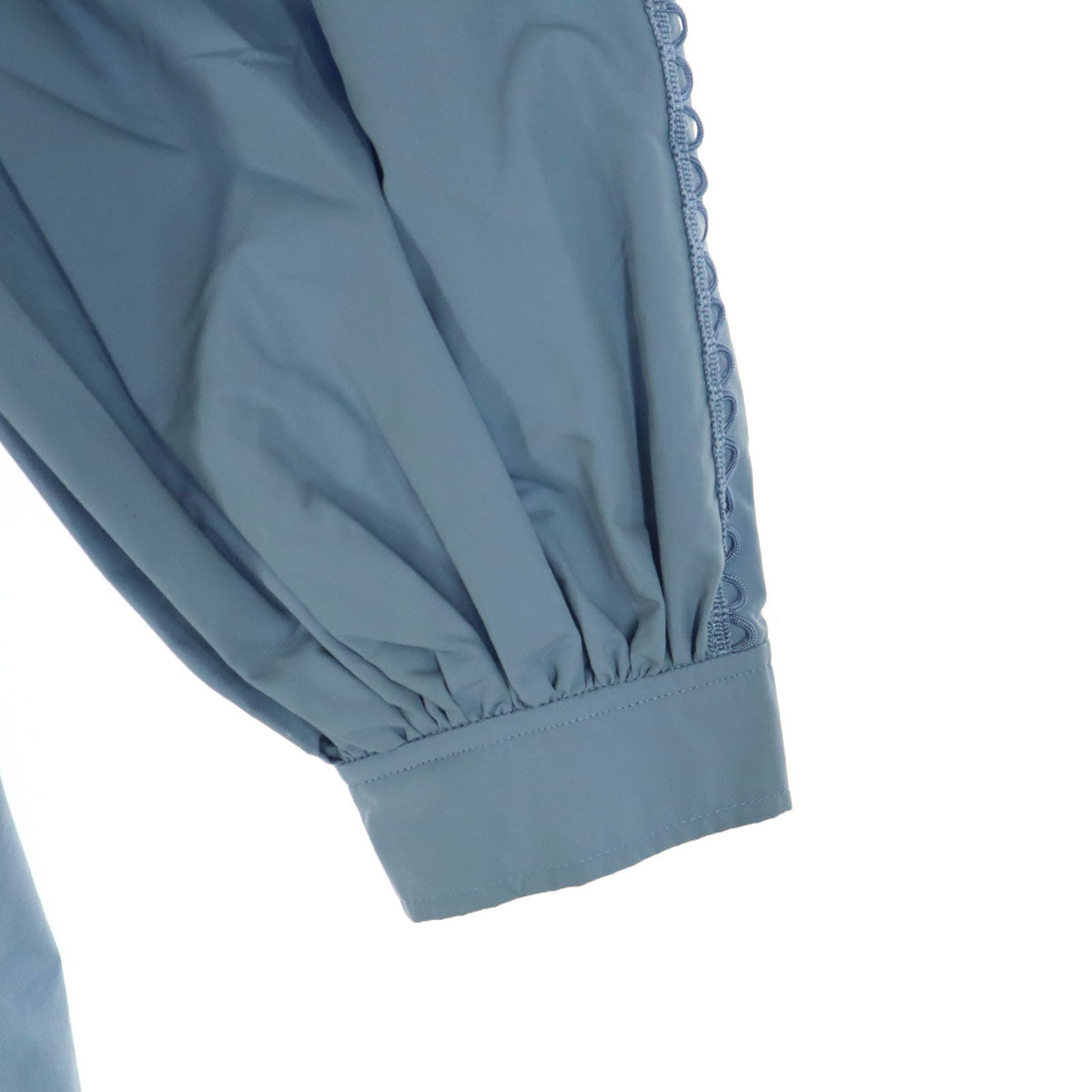 美品 SIIILON シーロン 21AW 日本製 長袖 ブラウス F ブルー SLAW21B01 レディース