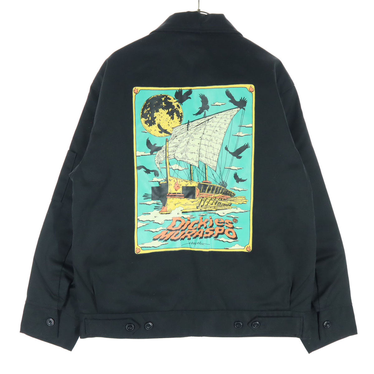 未使用 Dickies ディッキーズ Hirotton ヒロットン コラボ 長袖 アイゼンアワー ジャケット M ブラック 18384200 ムラサキスポーツ別注 メンズ