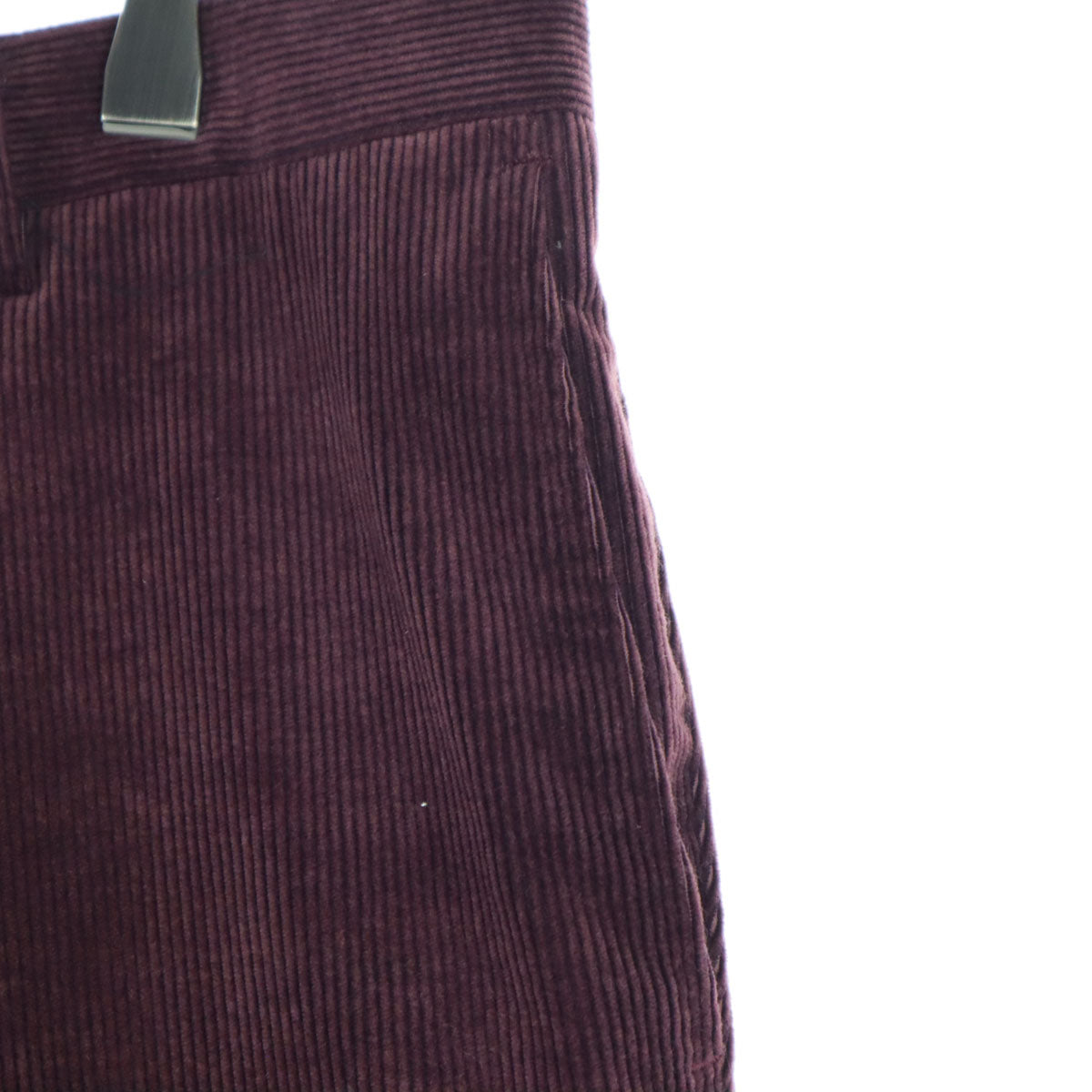 美品 RING JACKET リングジャケット 日本製 コーデュロイパンツ 46 ワインレッド ベルト付き メンズ