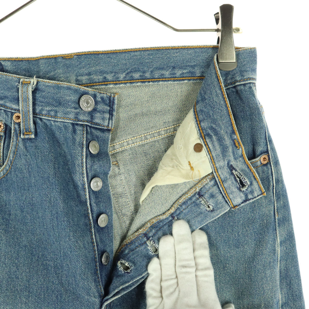 Levi's リーバイス 90s アメリカ製 オールド ストレートデニムパンツ w32 ブルー メンズ