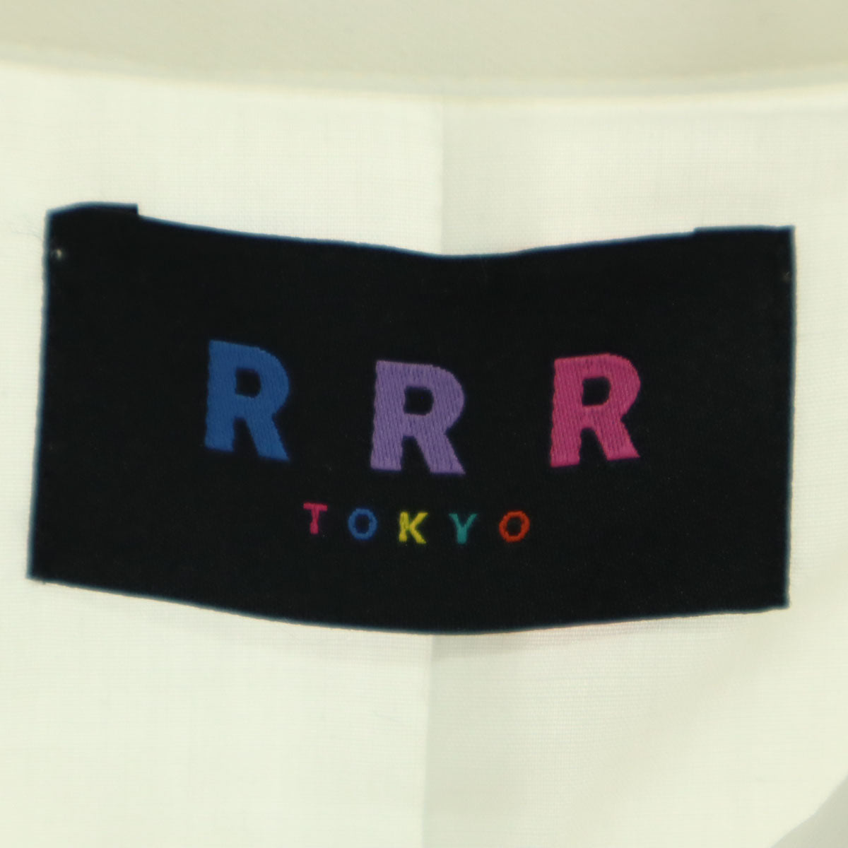 美品 RRR TOKYO アールトウキョウ チェック柄 長袖 シャツワンピース アイボリー ロング丈 ベルト付き レディース