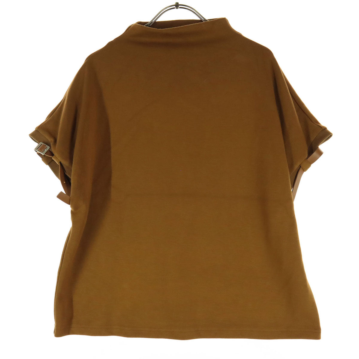 AMERI UNDRESSED アメリ 半袖 Tシャツ F ブラウン 袖ベルト付き レディース