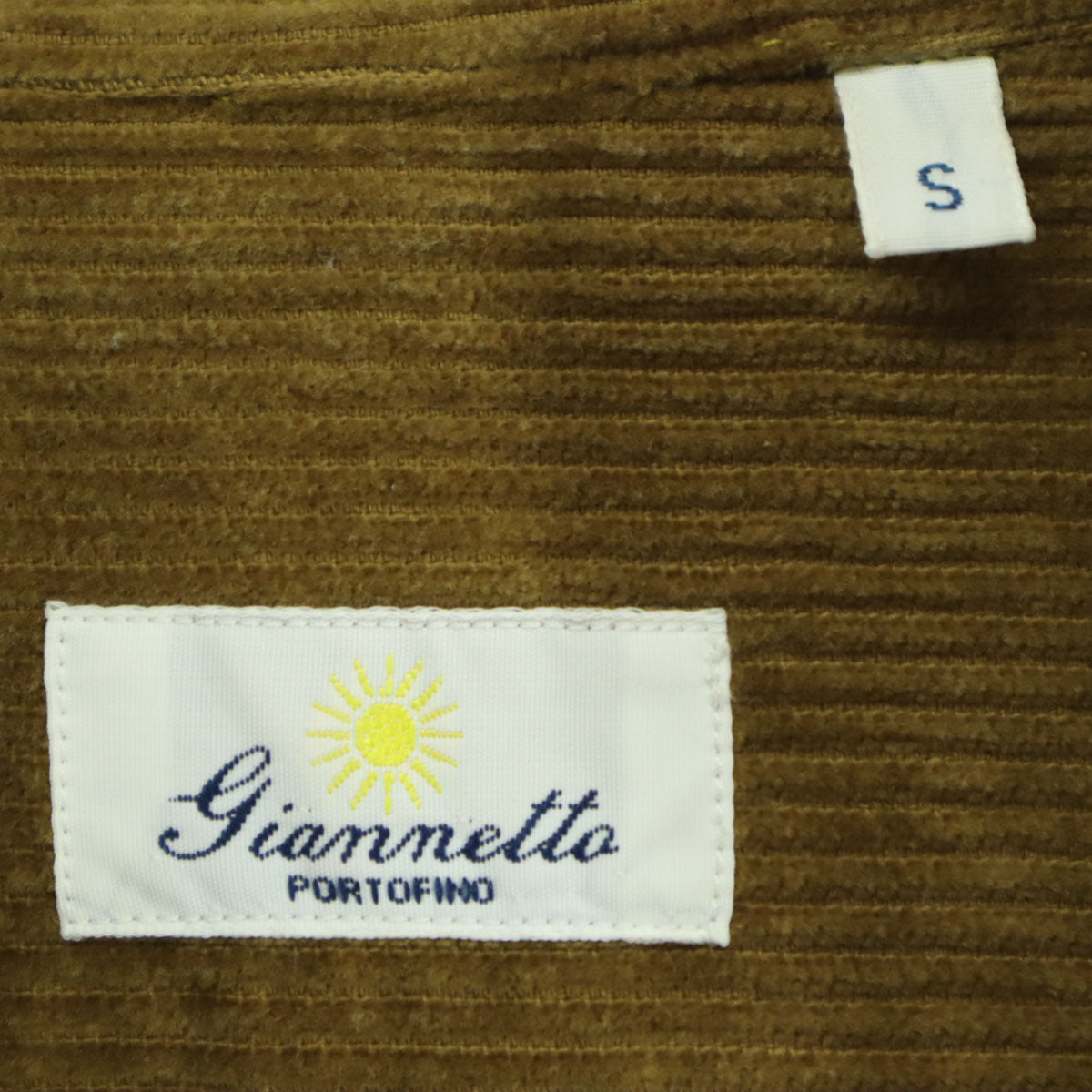 giannetta ジャンネット イタリア製 長袖 コーデュロイ ロングワンピース S ブラウン系 レディース