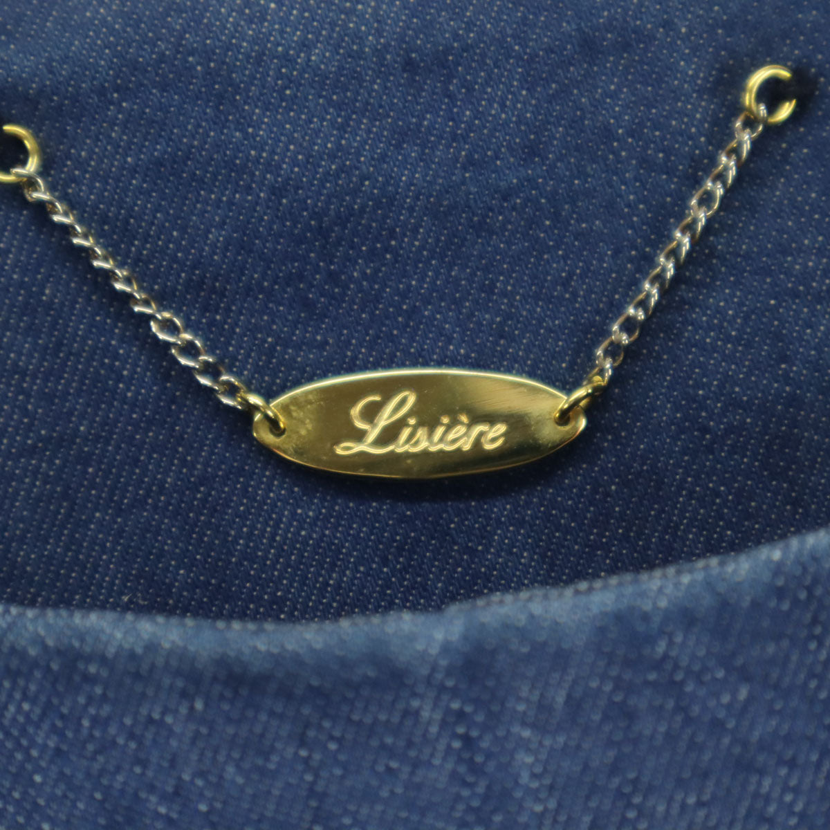 美品 Lisiere リジエール 日本製 7分袖 カットソー 36 ブルー レディース