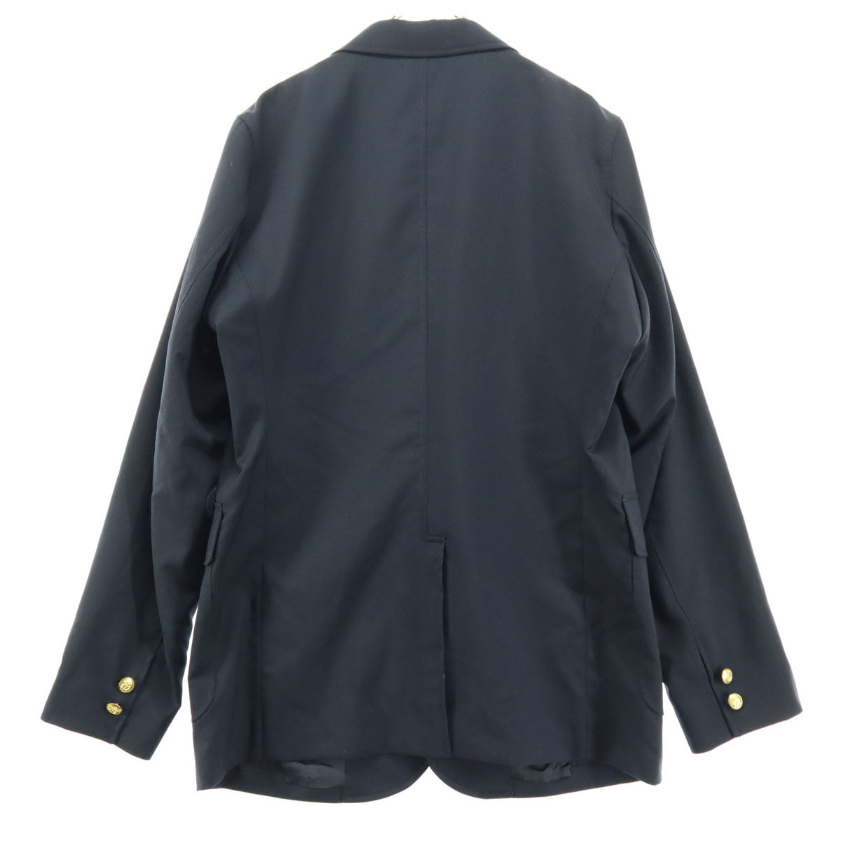 美品 BEAMS PLUS ビームスプラス 長袖 コーデュラナイロン 金ボタン ブレザー M ブラック メンズ