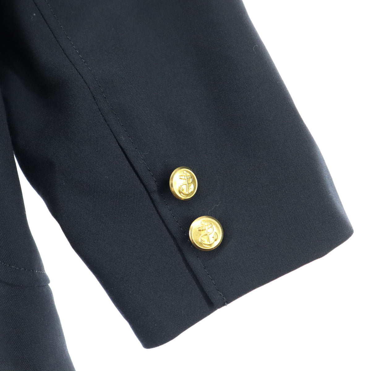 美品 BEAMS PLUS ビームスプラス 長袖 コーデュラナイロン 金ボタン ブレザー M ブラック メンズ