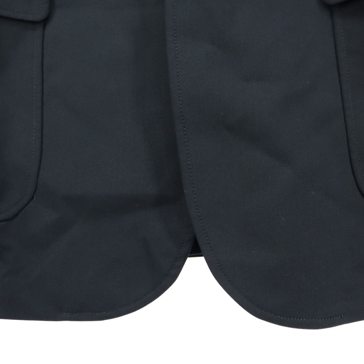 美品 BEAMS PLUS ビームスプラス 長袖 コーデュラナイロン 金ボタン ブレザー M ブラック メンズ