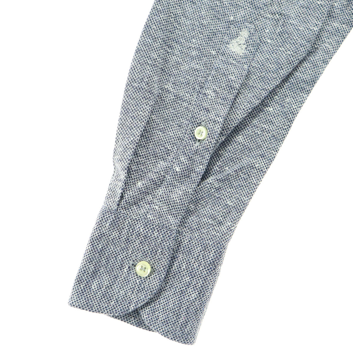 美品 GUY ROVER ギローバー イタリア製 長袖 コットンシャツ XS グレー メンズ