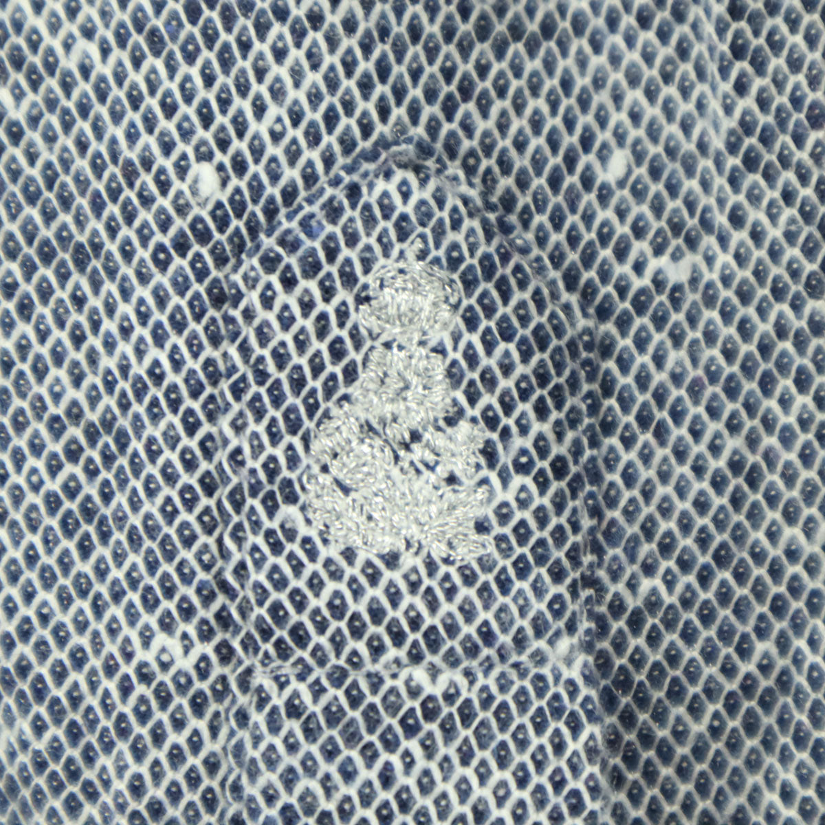 美品 GUY ROVER ギローバー イタリア製 長袖 コットンシャツ XS グレー メンズ