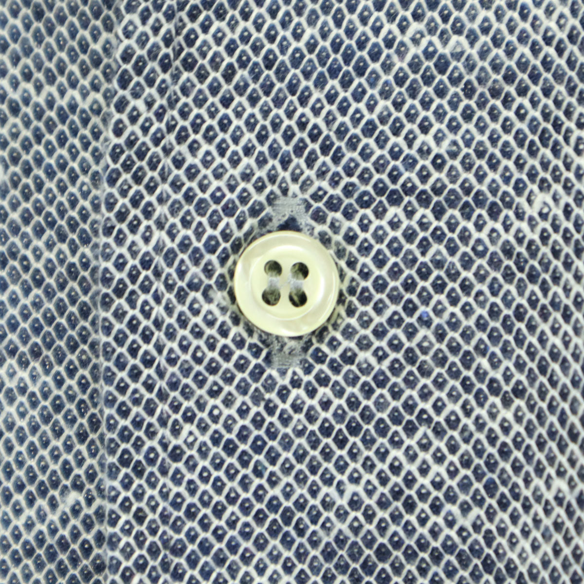 美品 GUY ROVER ギローバー イタリア製 長袖 コットンシャツ XS グレー メンズ