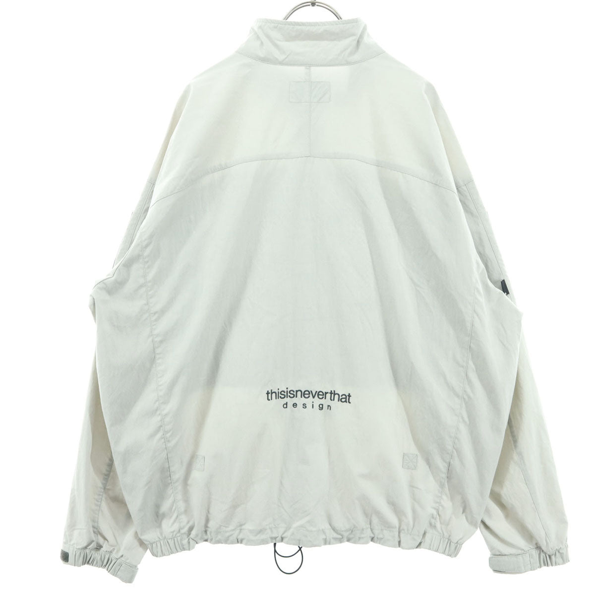 thisisneverthat ディスイズネバーザット ロゴ刺繍 長袖 トラックジャケット M グレー系 メンズ