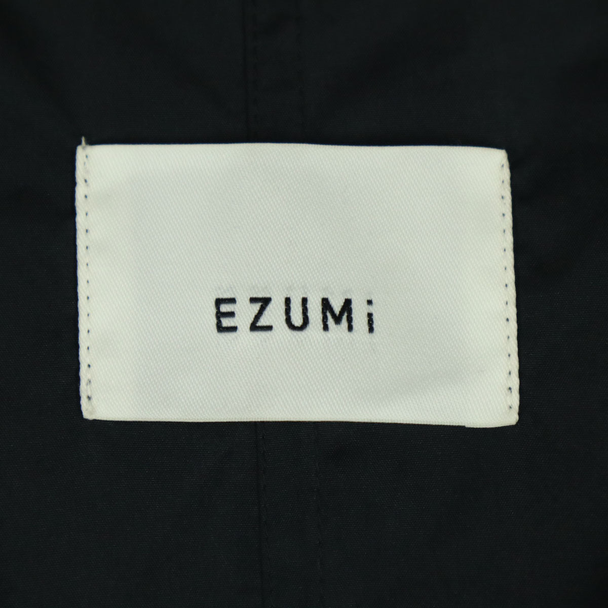 美品 EZUMi エズミ 日本製 長袖 モッズコート S ブラック レディース