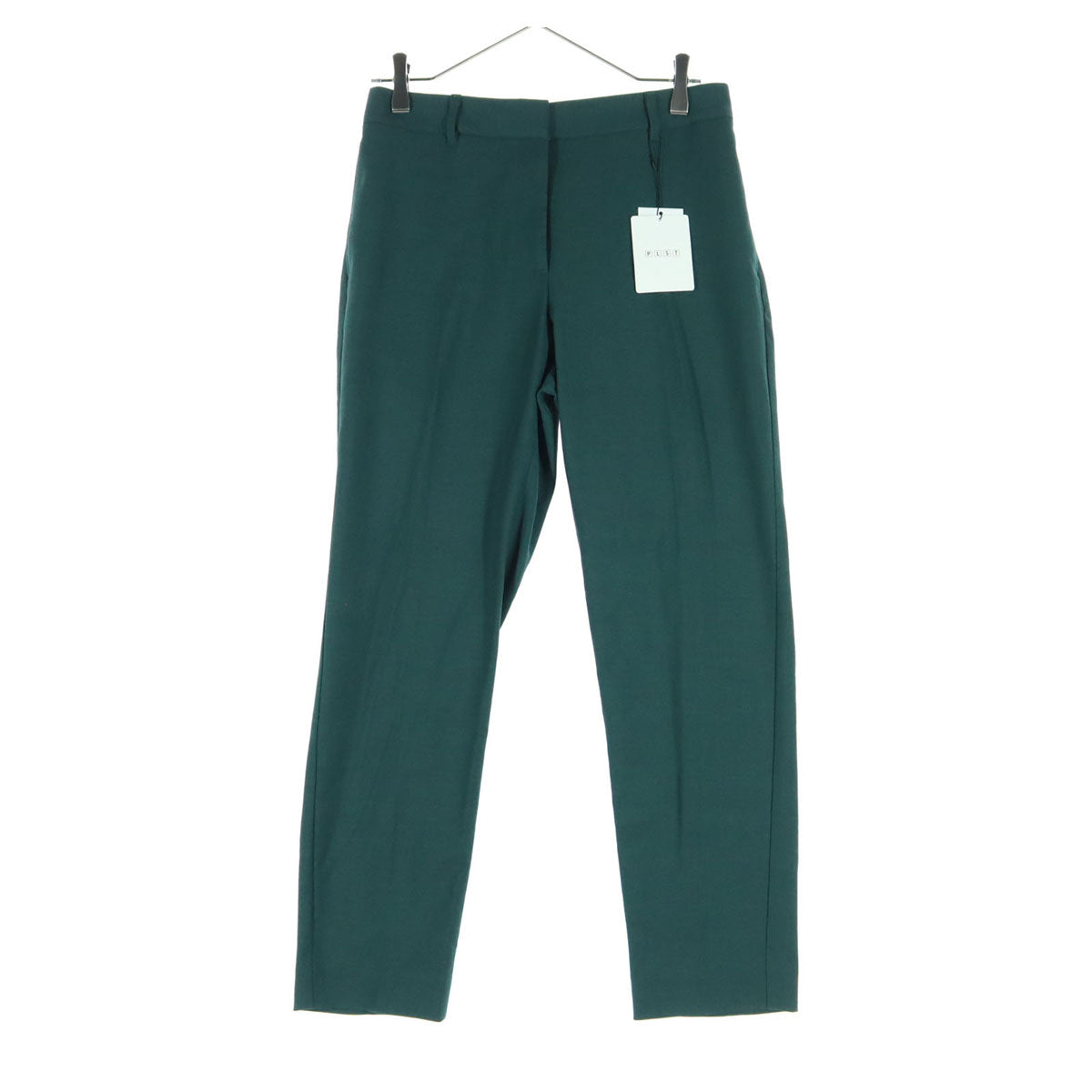 未使用 PLST プラステ テーパードパンツ L グリーン レディース