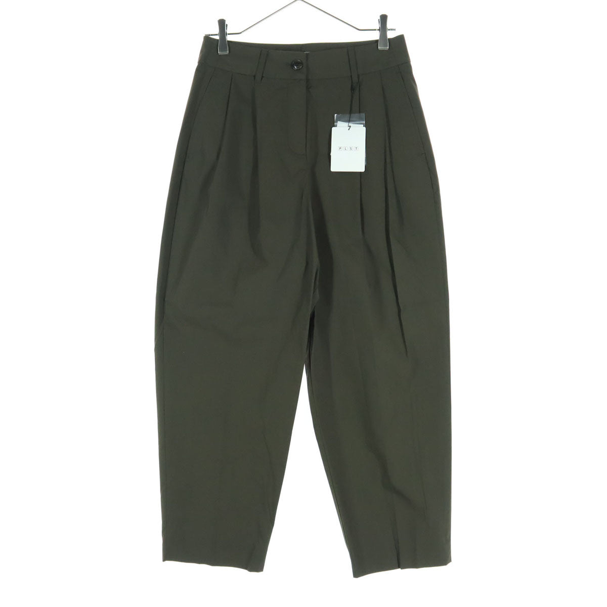 未使用 PLST プラステ ワイドパンツ M ブラウン レディース