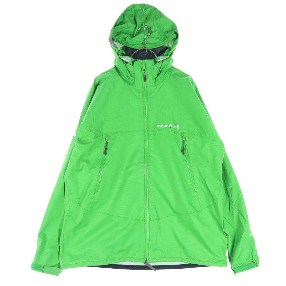 mont-bell モンベル GORE-TEX 長袖 レインダンサー ジャケット L グリーン マウンテンパーカー メンズ